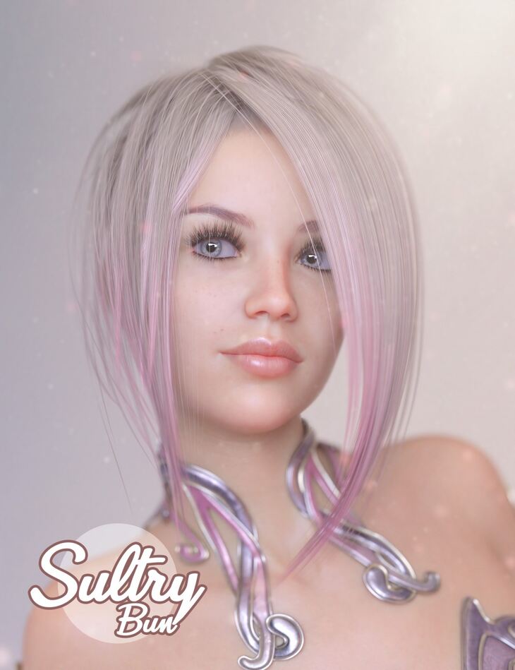 Sultry Bun Hair For Genesis 3 And 8 Female S Render State