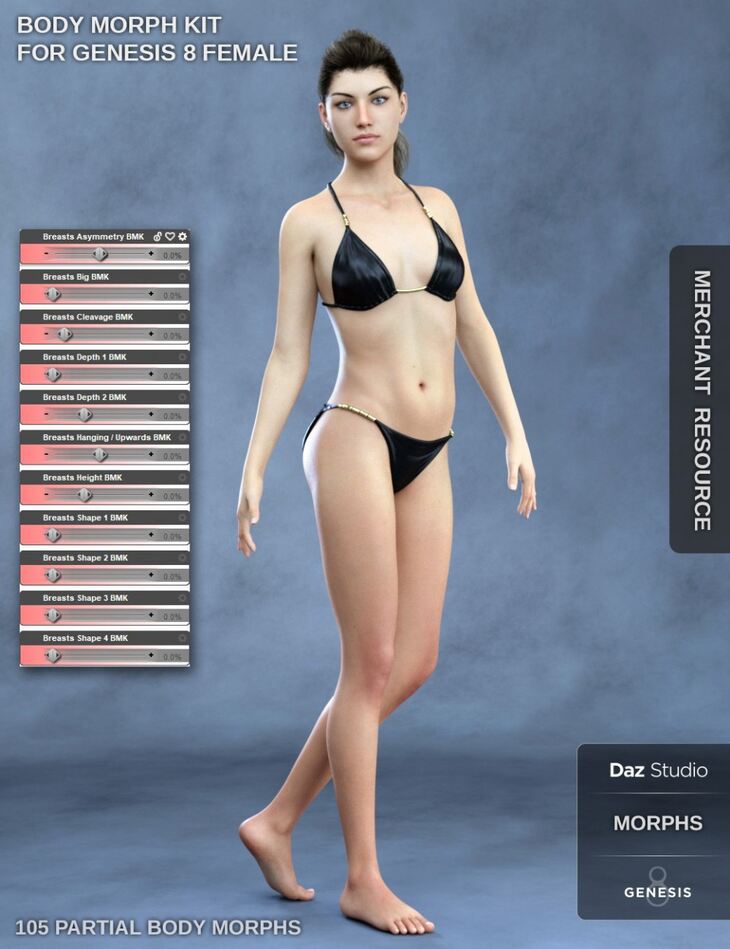 Body Morph Kit For Genesis Female Render State