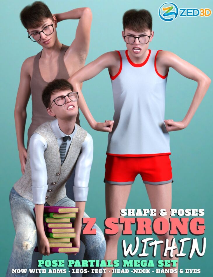 Z Strong Within Shape And Pose Mega Set Render State