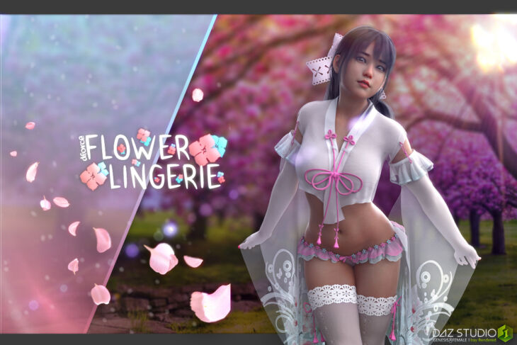 Dforce Flower Lingerie G F Render State