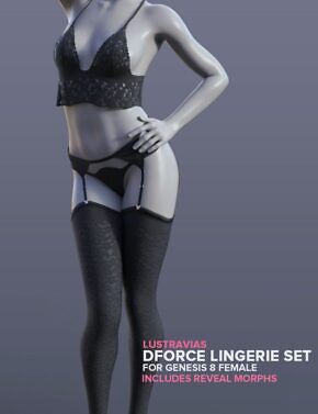 DForce Lingerie Set For G8F Render State