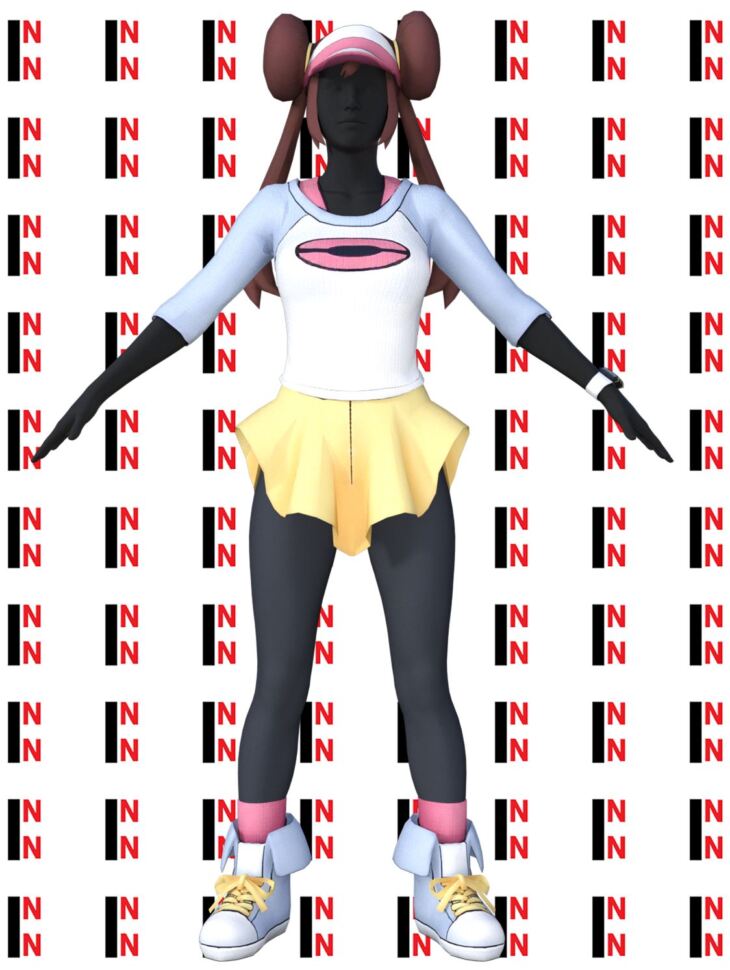 Pokemon Rosa For Genesis Female Render State