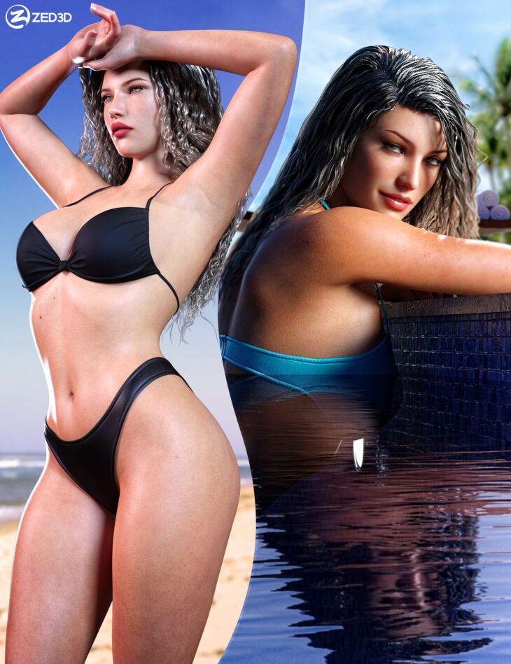 Z Beach Beauty Shape And Pose Mega Set For Genesis And Female