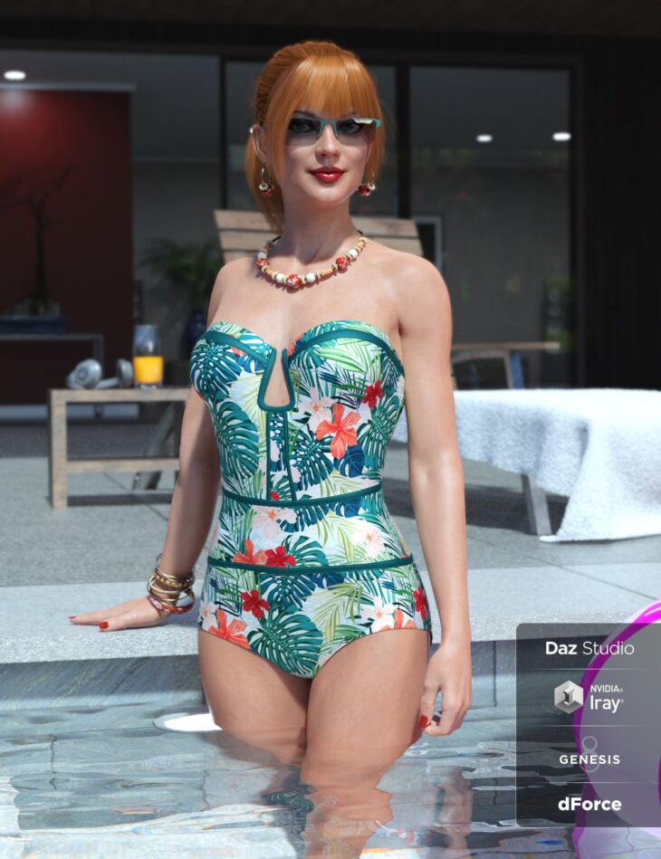 Sophisticated Swimsuit For Genesis 8 Female S Render State