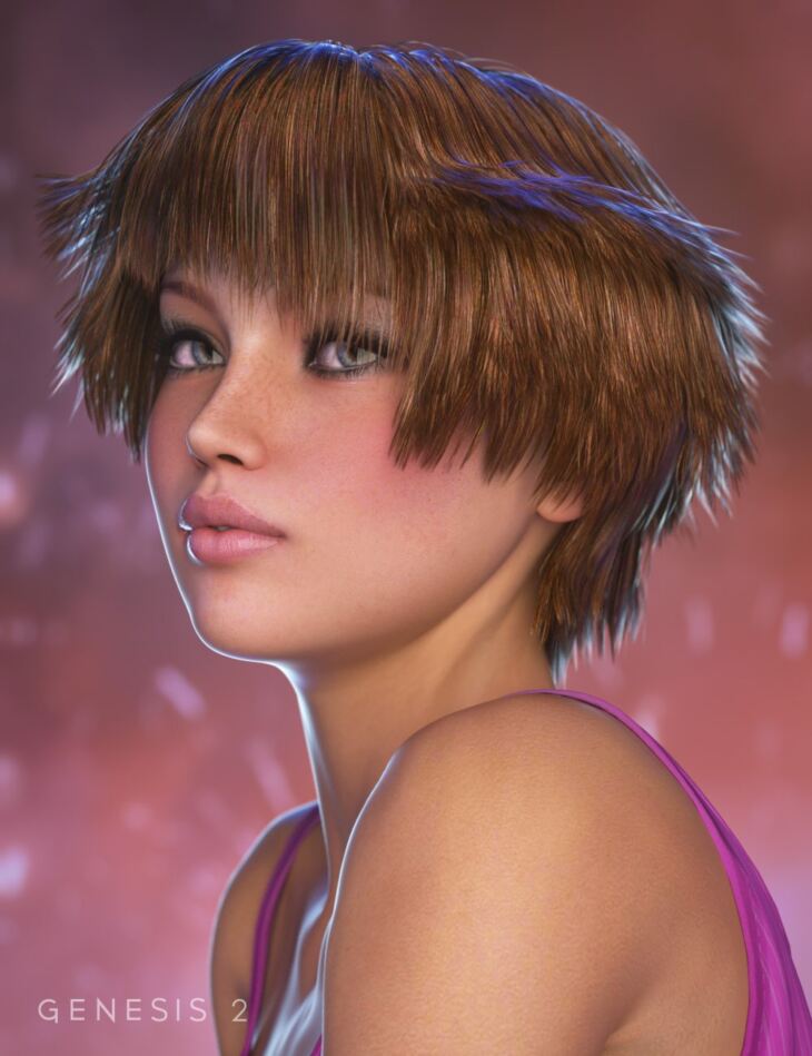 Blues Hair For Genesis And Genesis 2 Female S Textures Render State