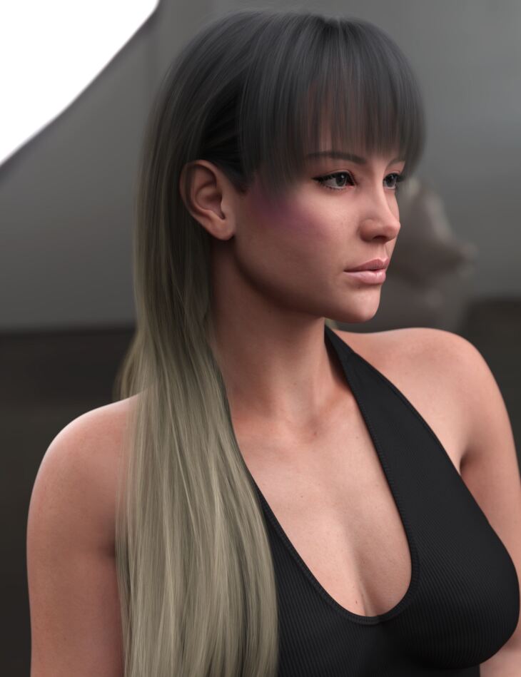 Shy Fringe Style Hair Color Expansion Render State