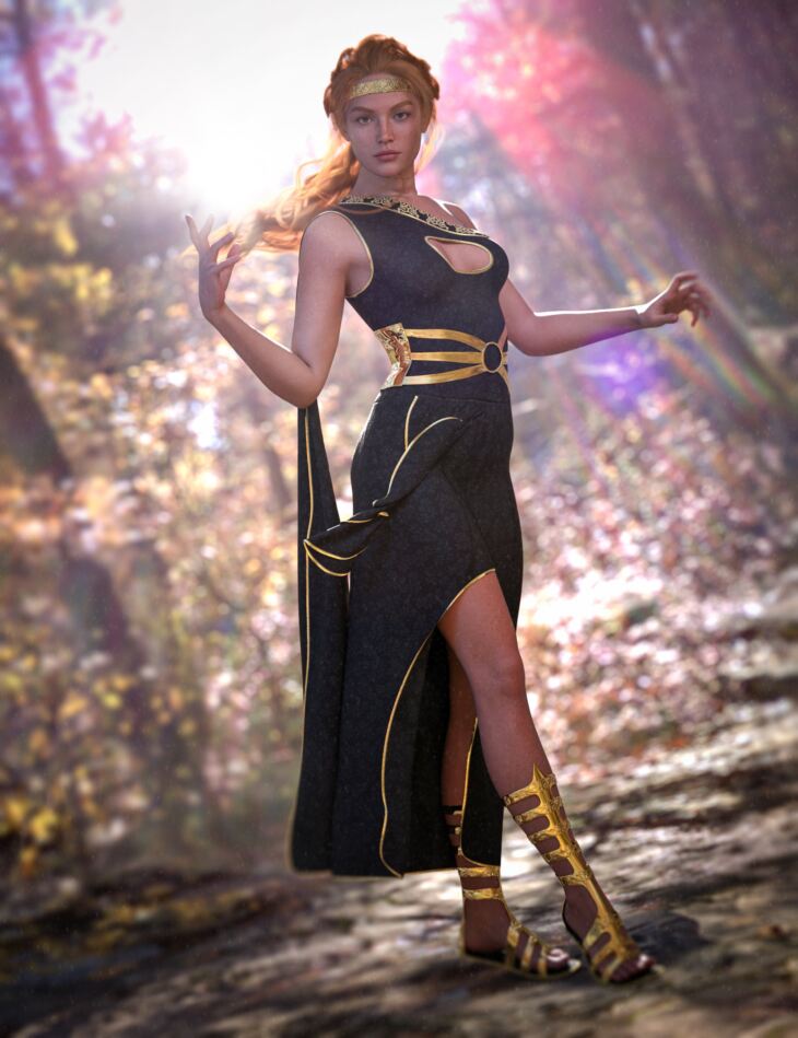 Dforce Olympia Goddess Outfit Texture Add On Render State