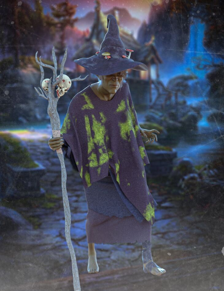 Dforce Wicked Witch Outfit Texture Add On Render State