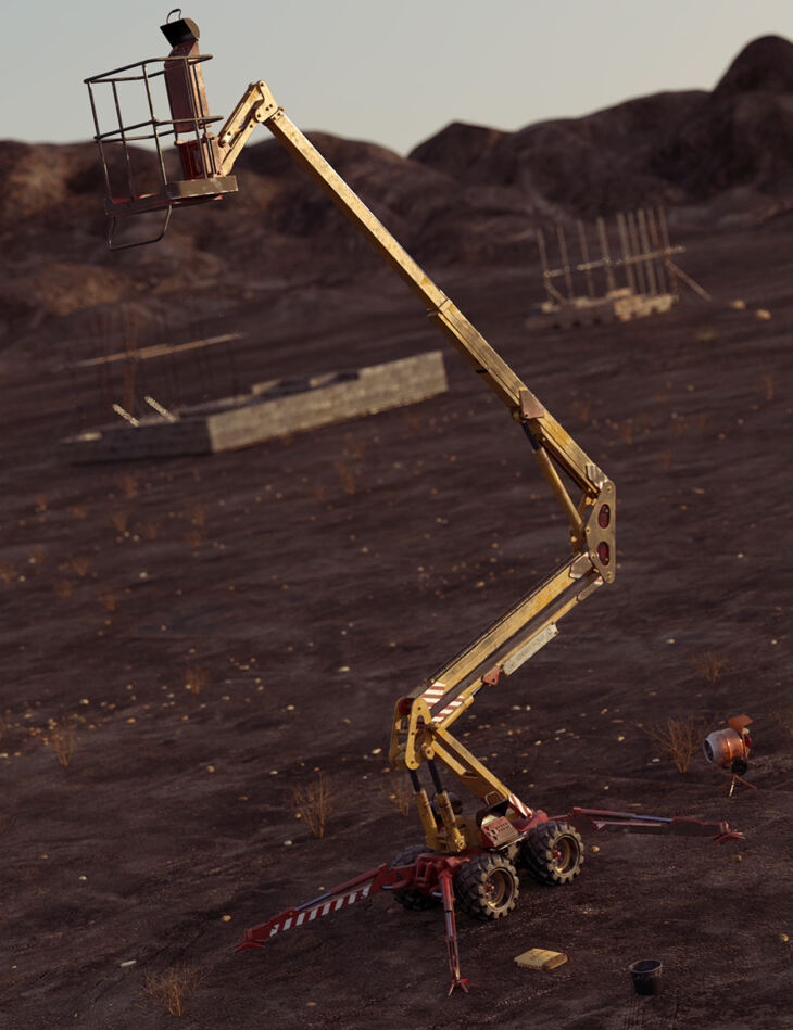 Self Propelled Cherry Picker Render State