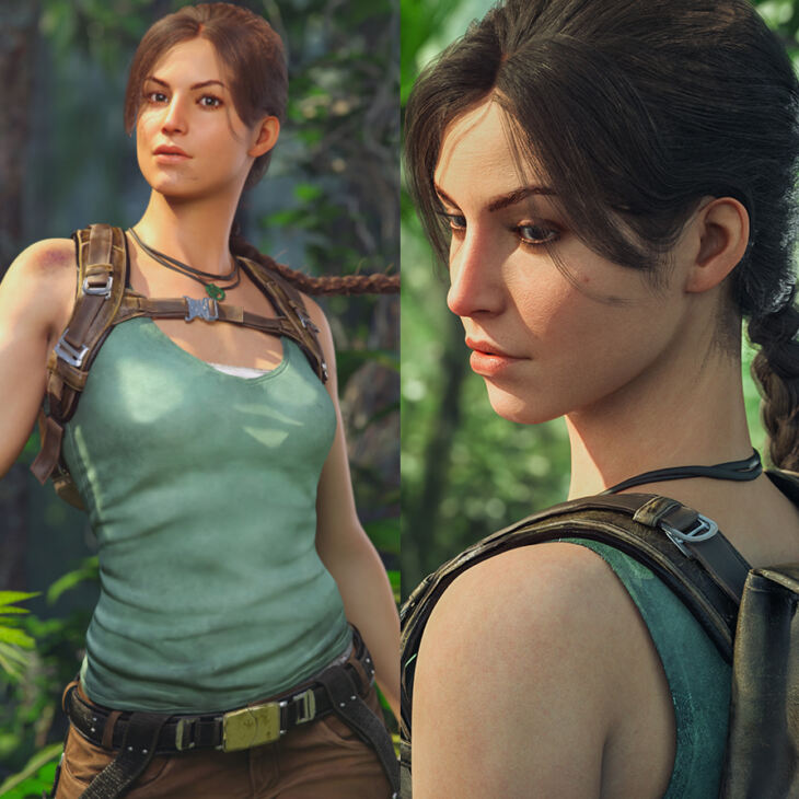 COD Lara Croft For G8F Render State