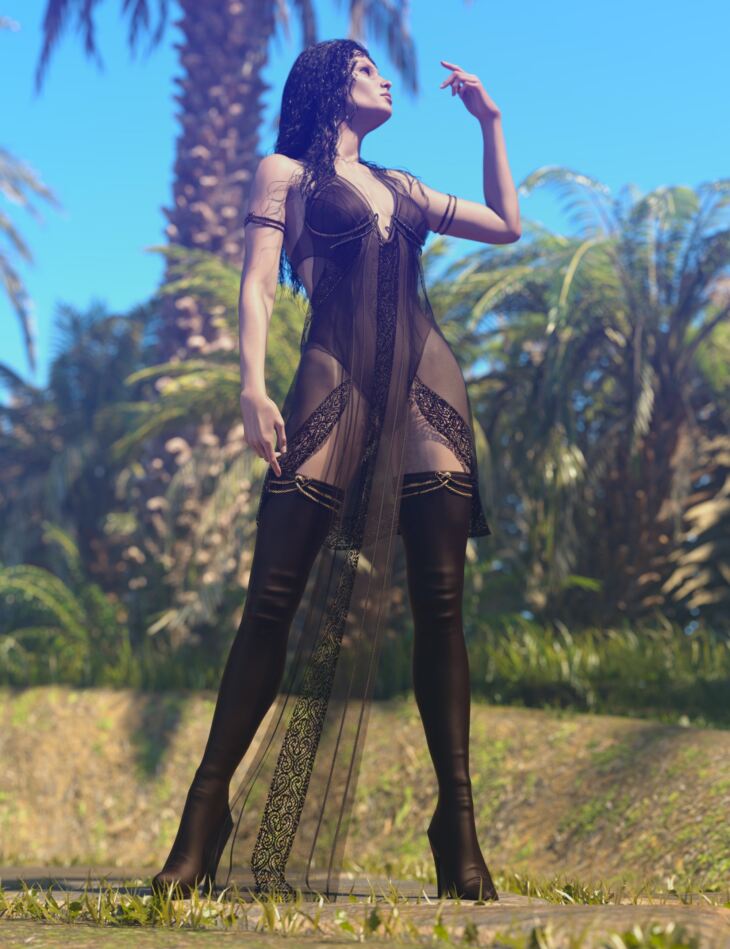 DForce CB Sana Clothing Set For Genesis 9 Render State