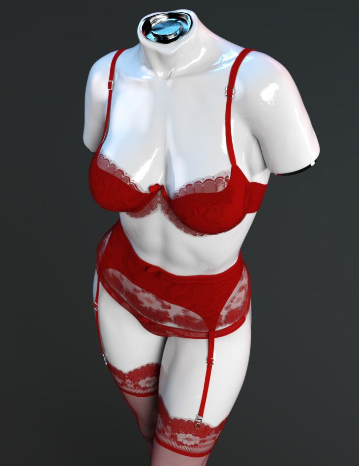 X Fashion Angelica Lingerie Set For Genesis 9 Render State