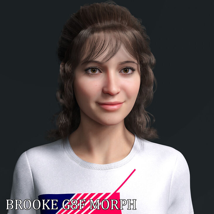 Brooke Character Morph For Genesis 8 Female Render State