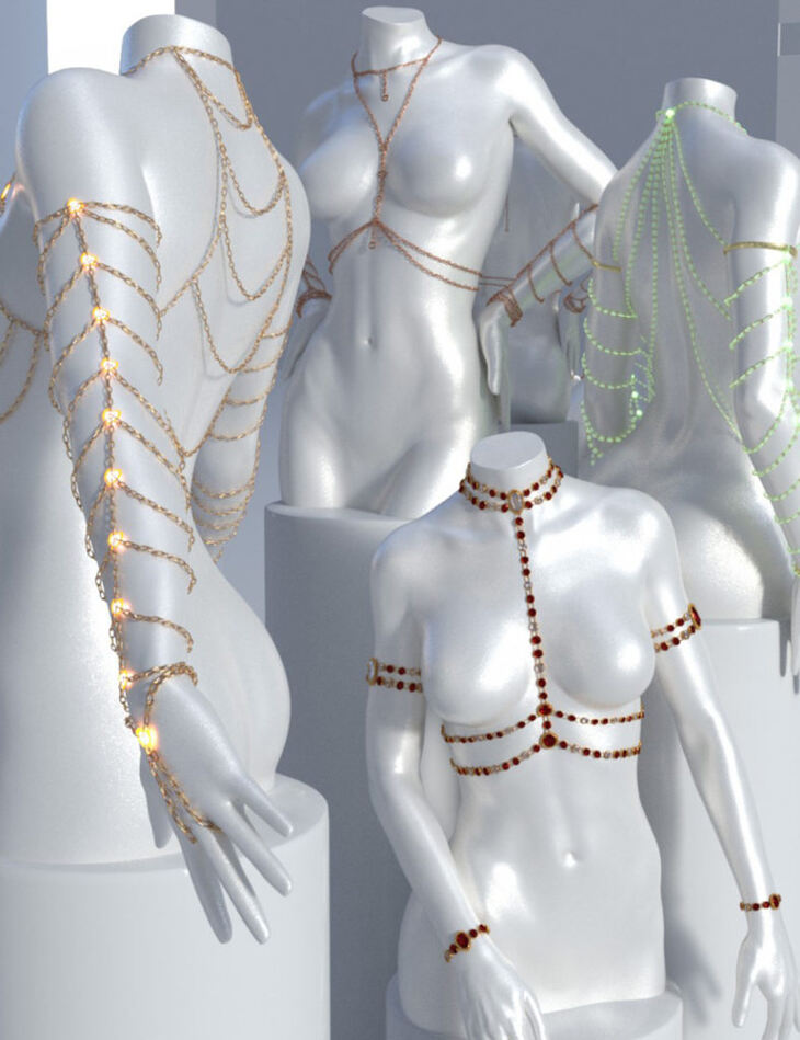 Body Chains For Genesis 3 and Genesis 8 Female(s) Body Chains For Genesis 3 and Genesis 8 Female(s)