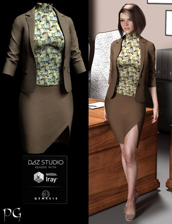 Cosmopolitan Outfit for G3F Cosmopolitan Outfit for G3F