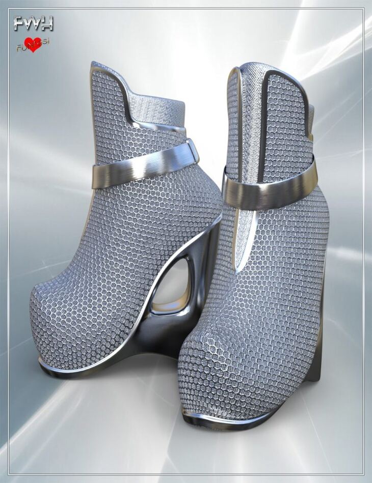 FWH Futuristic Wedge Heels for Genesis 8 Female(s) FWH Futuristic Wedge Heels for Genesis 8 Female(s)