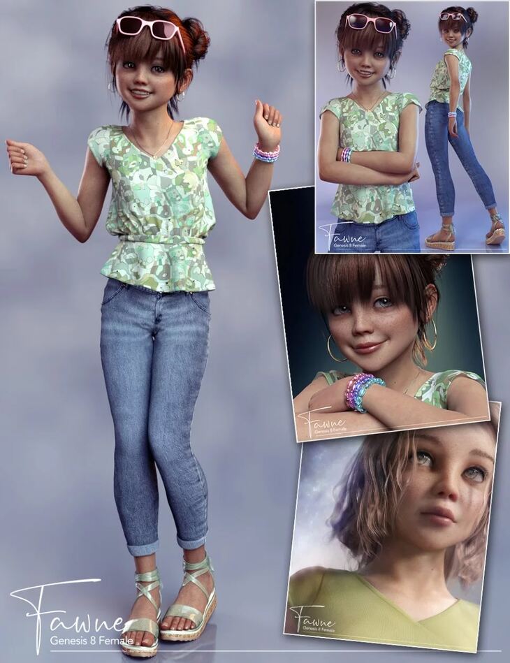 Fawne Bundle for Genesis 8 Female(s) Fawne Bundle for Genesis 8 Female(s)