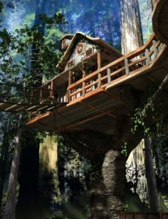 Forest TreeHouse Iray Worlds
