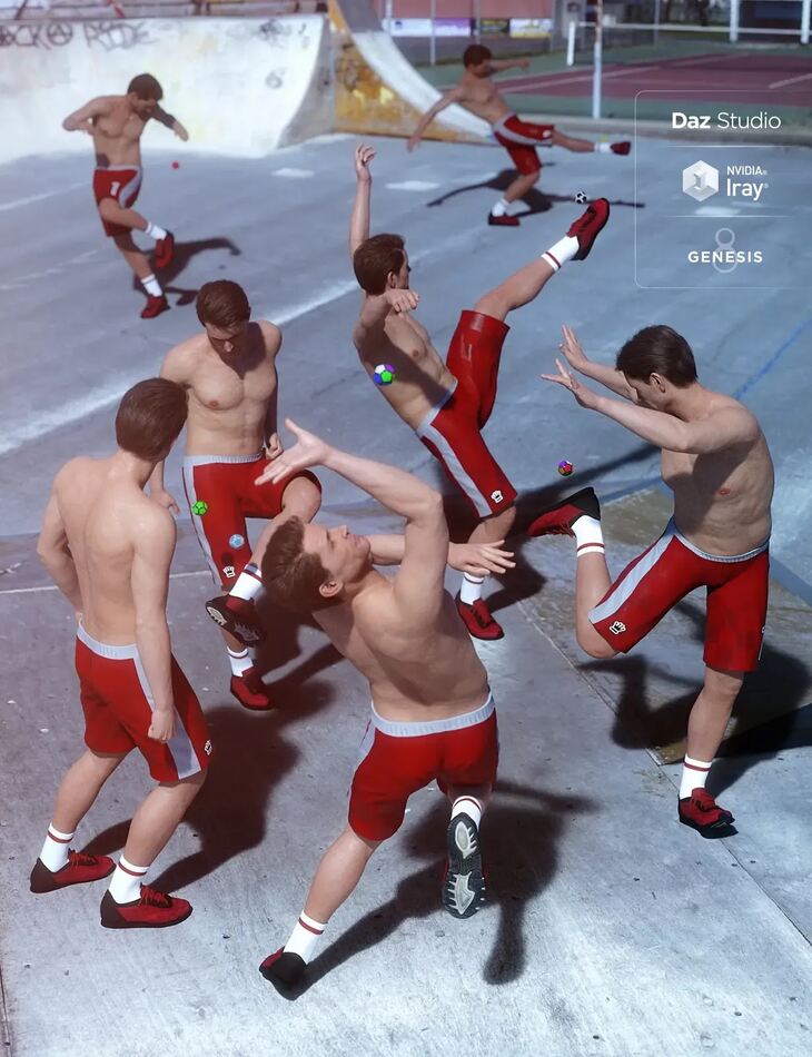 Hackysack Fun for Genesis 8 Male Hackysack Fun for Genesis 8 Male