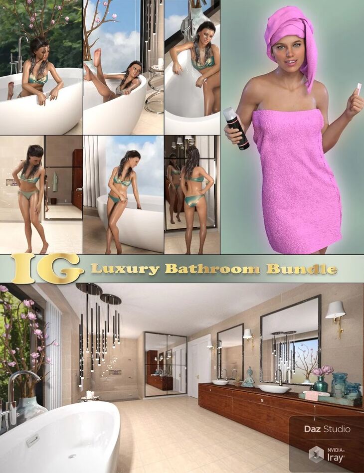 IGF Luxury Bathroom Bundle IGF Luxury Bathroom Bundle