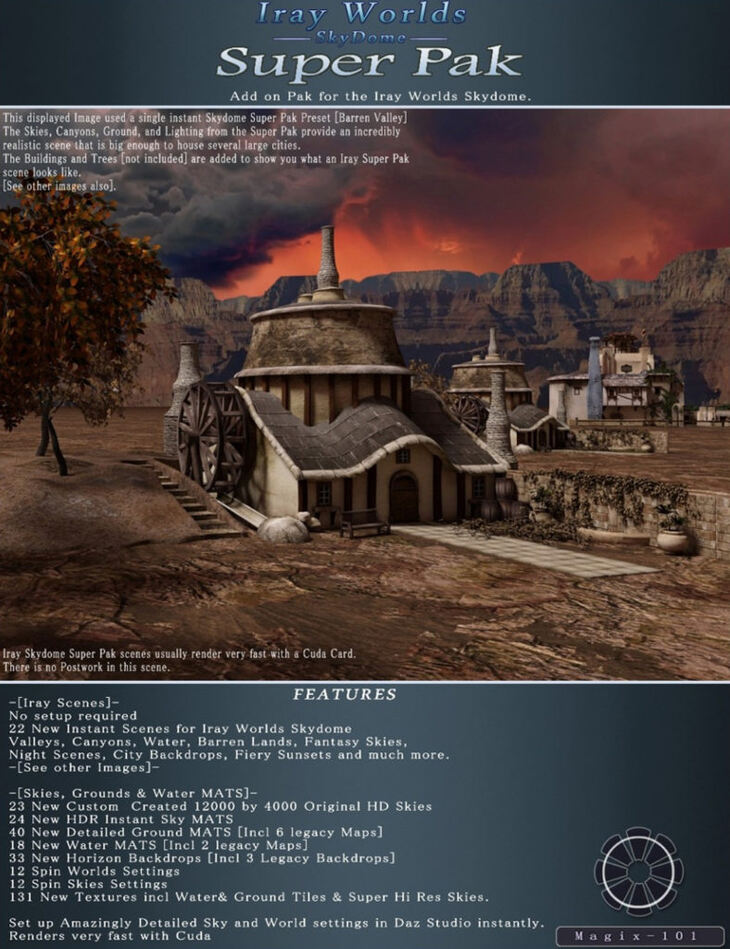 Iray SkyDome Super PAK Iray SkyDome Super PAK