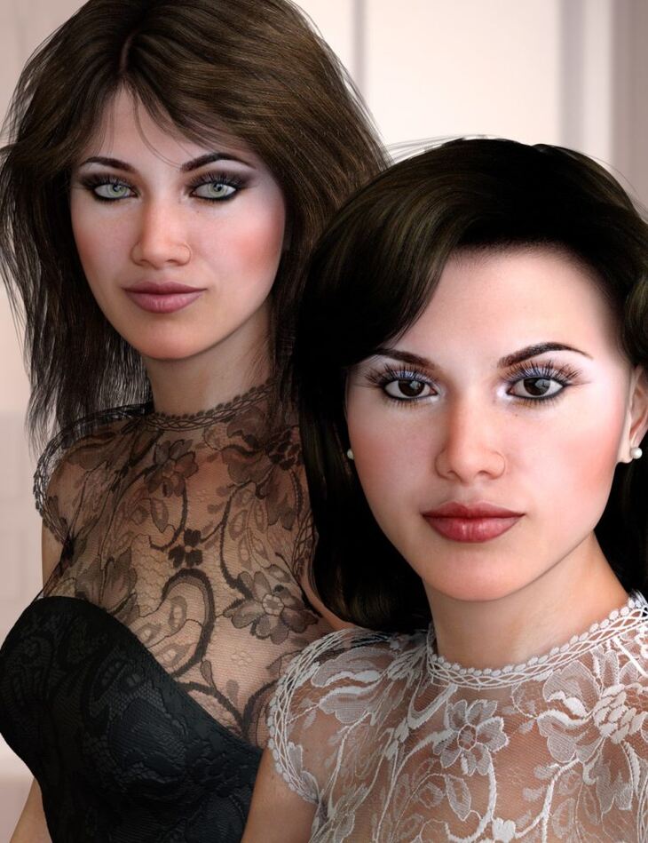 Julia and Juliana for Genesis 8 Female Julia and Juliana for Genesis 8 Female