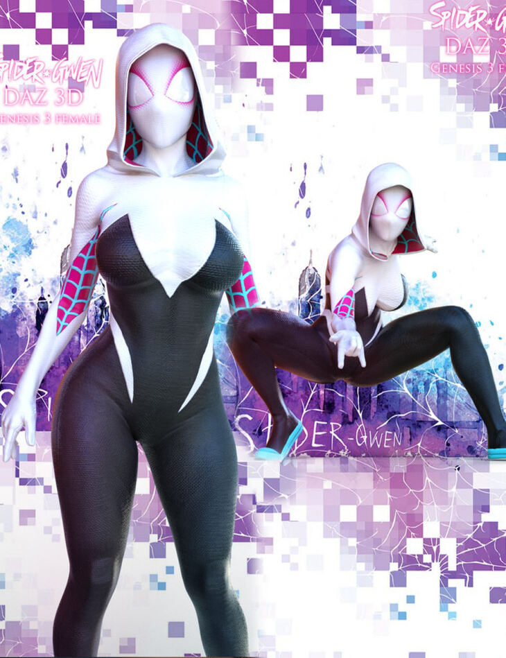 MV SpiderGwen Outfit for G3F MV SpiderGwen Outfit for G3F