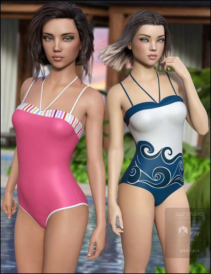 One Piece Swimsuit Vacation Textures One Piece Swimsuit Vacation Textures