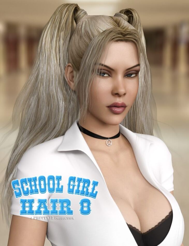 School Girl Hair for Genesis 8 Female(s) School Girl Hair for Genesis 8 Female(s)