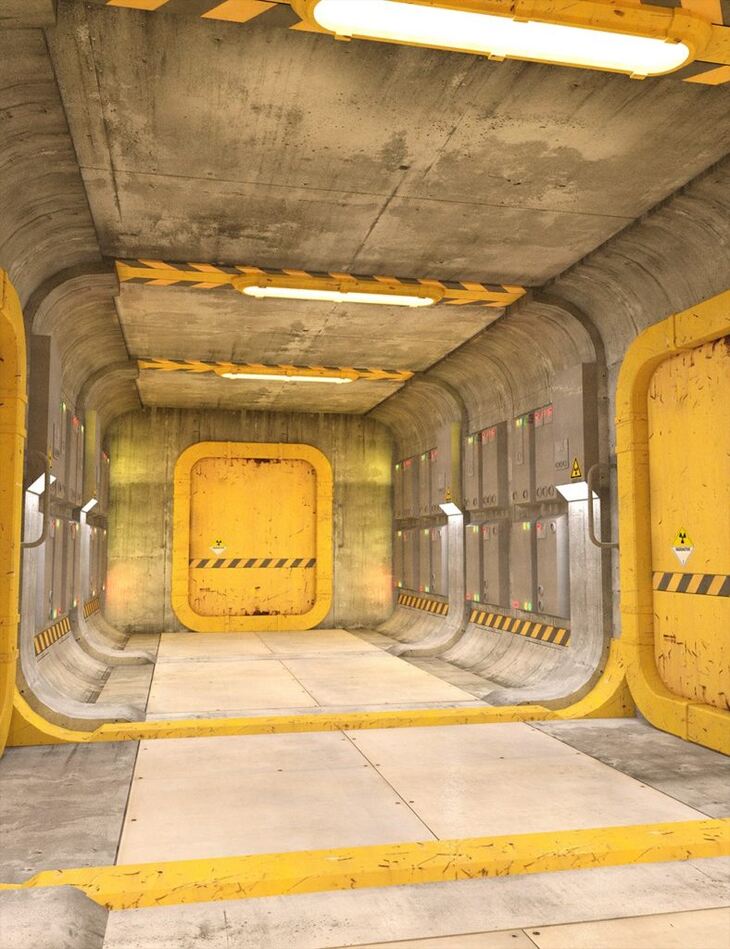 Sci-fi Containment Station Floor 