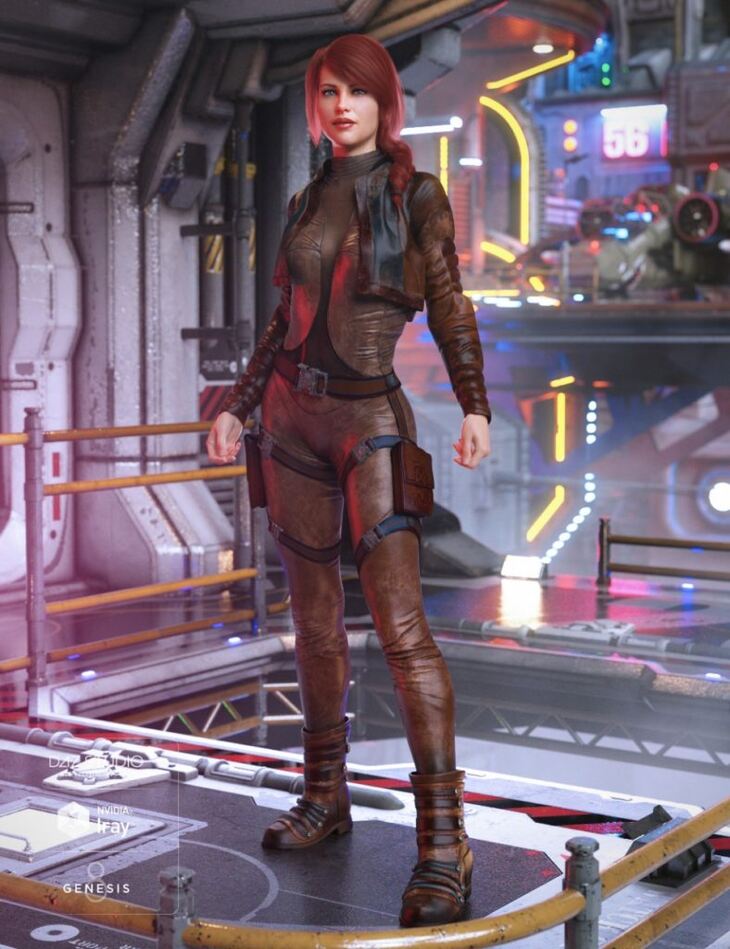 Sky Jumper Outfit for Genesis 8 Female(s) Sky Jumper Outfit for Genesis 8 Female(s)