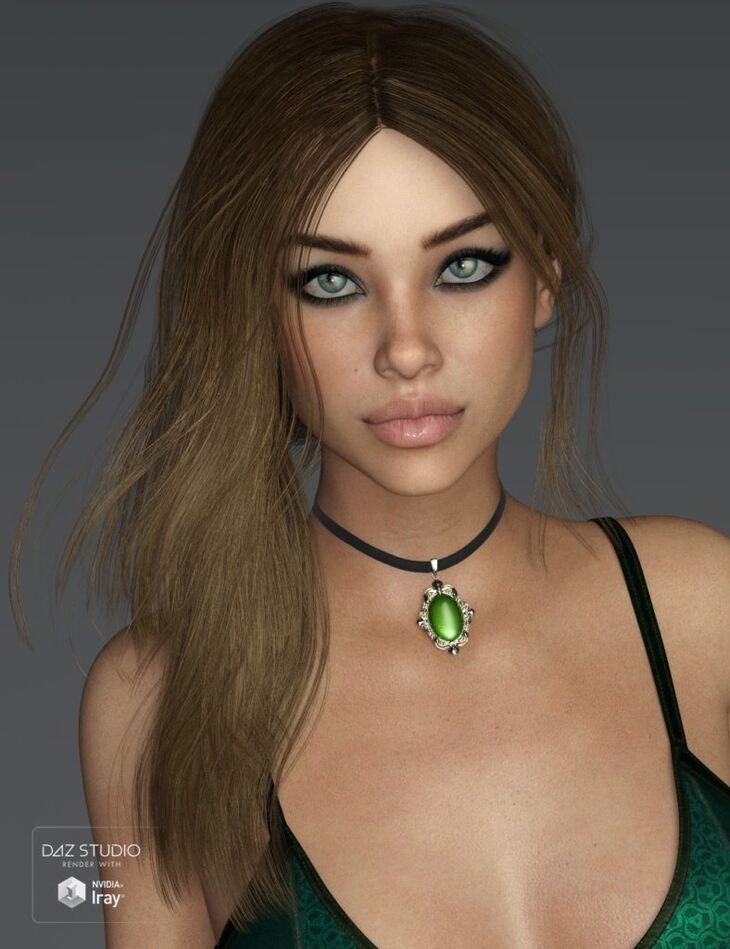 Vivacious Hair for Genesis 3 and 8 Female(s)