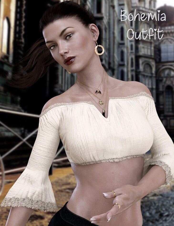 X-Bohemia Outfit for Genesis 3 Female(s) X-Bohemia Outfit for Genesis 3 Female(s)