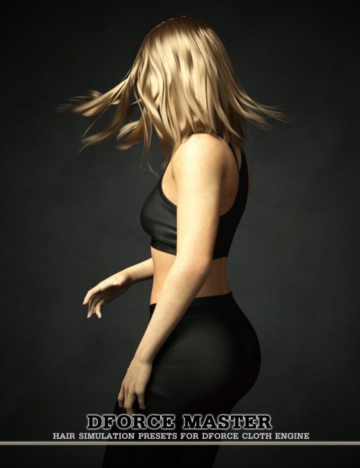 dForce Master - Hair Simulation Presets for dForce Cloth Engine dForce Master - Hair Simulation Presets for dForce Cloth Engine