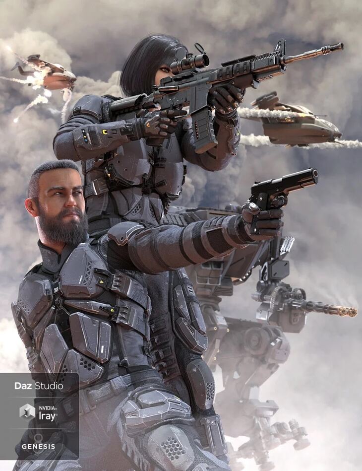 ATLAS Armored Suit for Genesis 8 ATLAS Armored Suit for Genesis 8