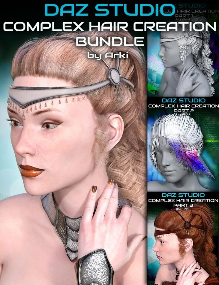 Complex Hair Creation Tutorials Bundle