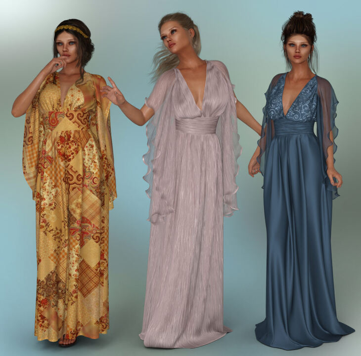 dForce – Lilium Dress for G8F – Render-State