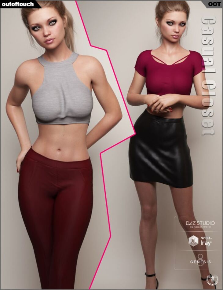dForce Casual Closet for Genesis 8 Female(s)