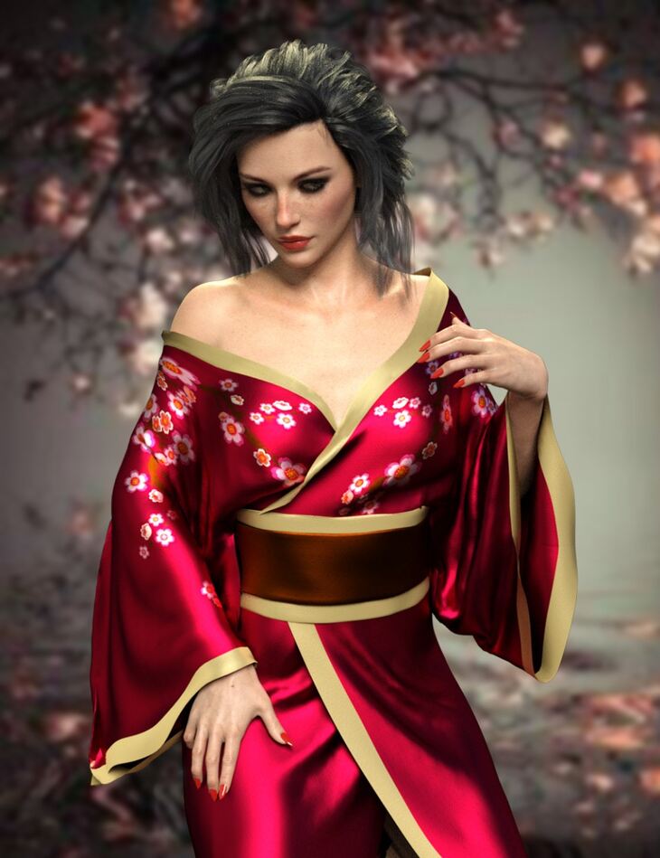 Dforce X Fashion Sexy Kimono For Genesis 8 Female S – Render State