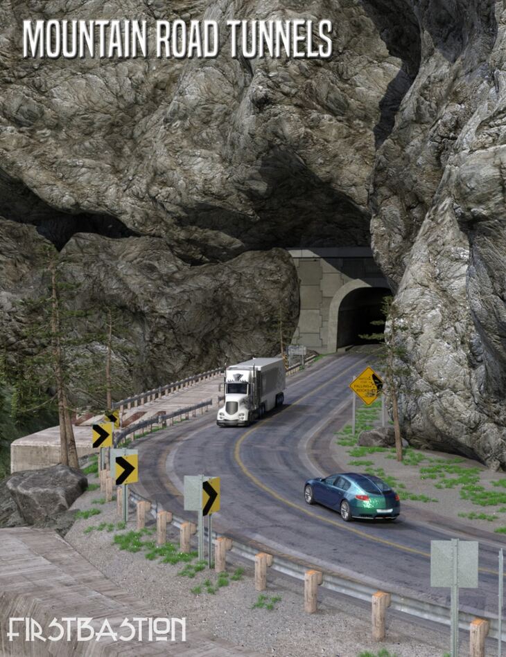 1stB Mountain Road Tunnels – Render-State