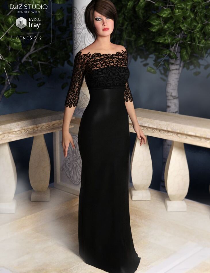 Classic Evening Gown For Genesis 2 Female S Render State