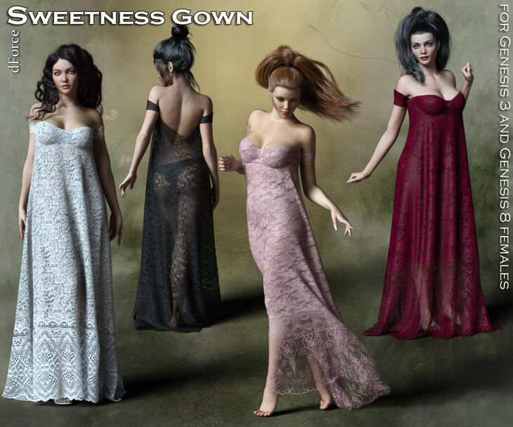 Trinity Dforce Gown G3f G8f Render State