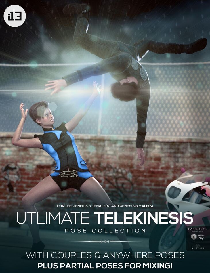 i13 Ultimate Telekinesis Pose Collection – Render-State