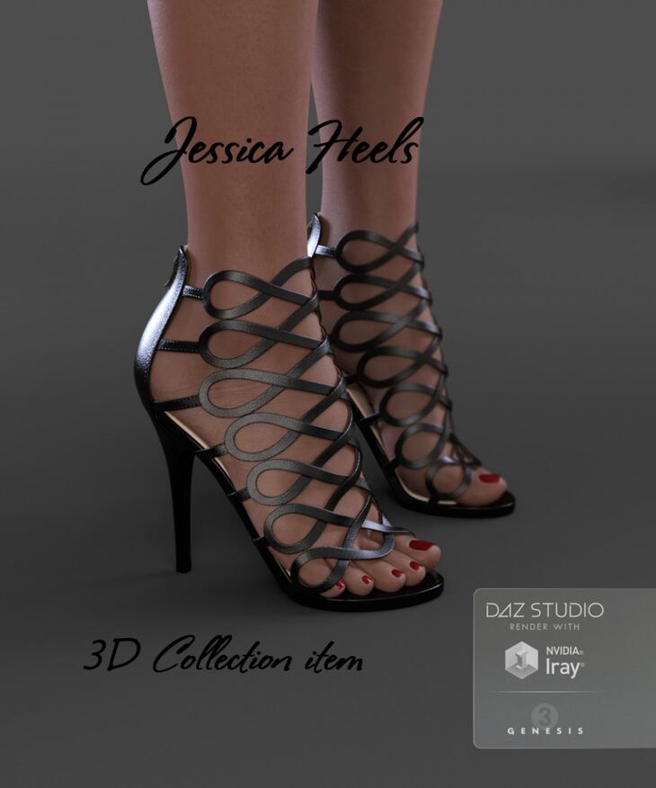 Jessica Heels for Genesis 3 Female(s) – Render-State