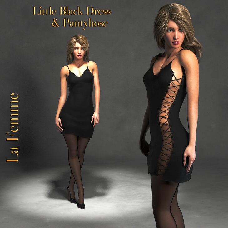 little black dress stockings