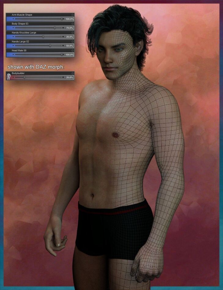 Morph перевод. Daz body Morph. GC body Morph for Genesis 2. Daz Studio male. Body hair Daz 3d.