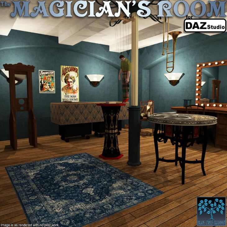 The Magician's Room for DAZ Studio - Render-State