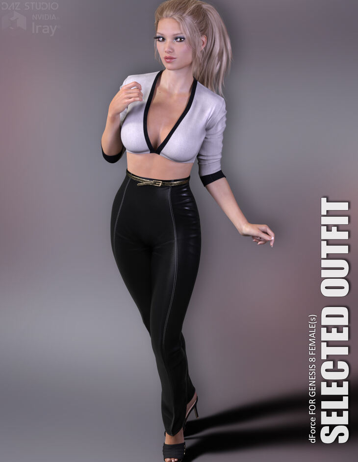 Dforce Selected Outfit For Genesis 8 Females – Render State