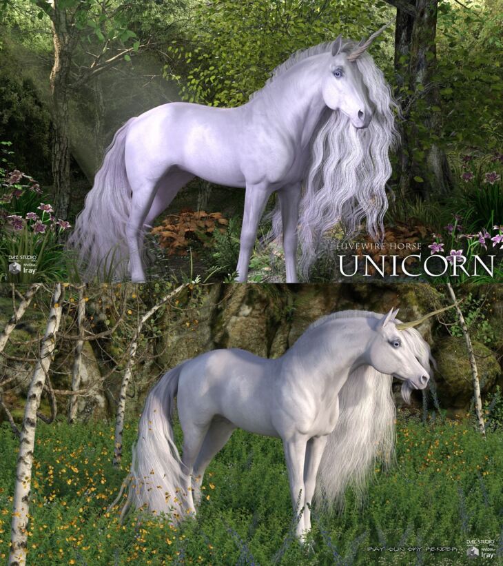 HiveWire Unicorn (Iray Update) - Render-State