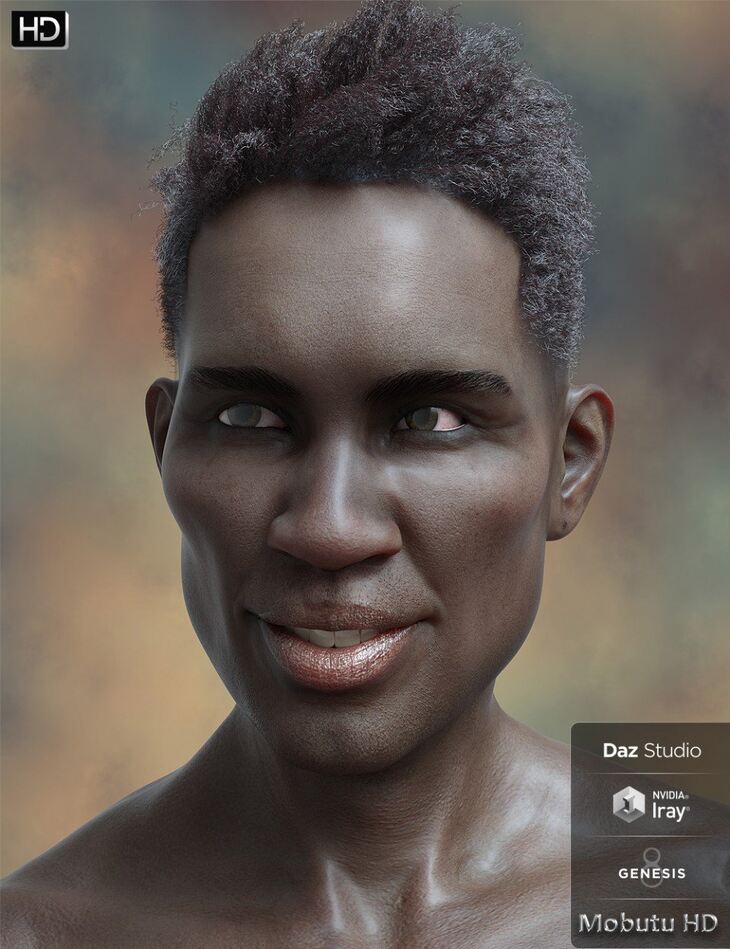 Mobutu HD for Genesis 8 Male - Render-State